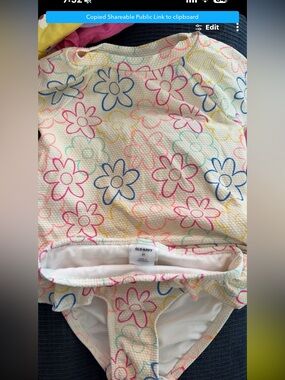 Old Navy girls floralSwim 3T